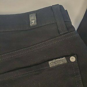 7 FOR ALL MANKIND Jeans, 36 X 33 black